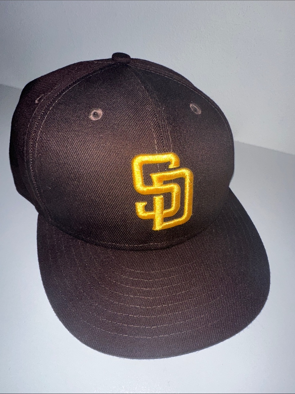 LFG SD Padres 7 3/4" New Era Brown Cap with Gold SD Emblem